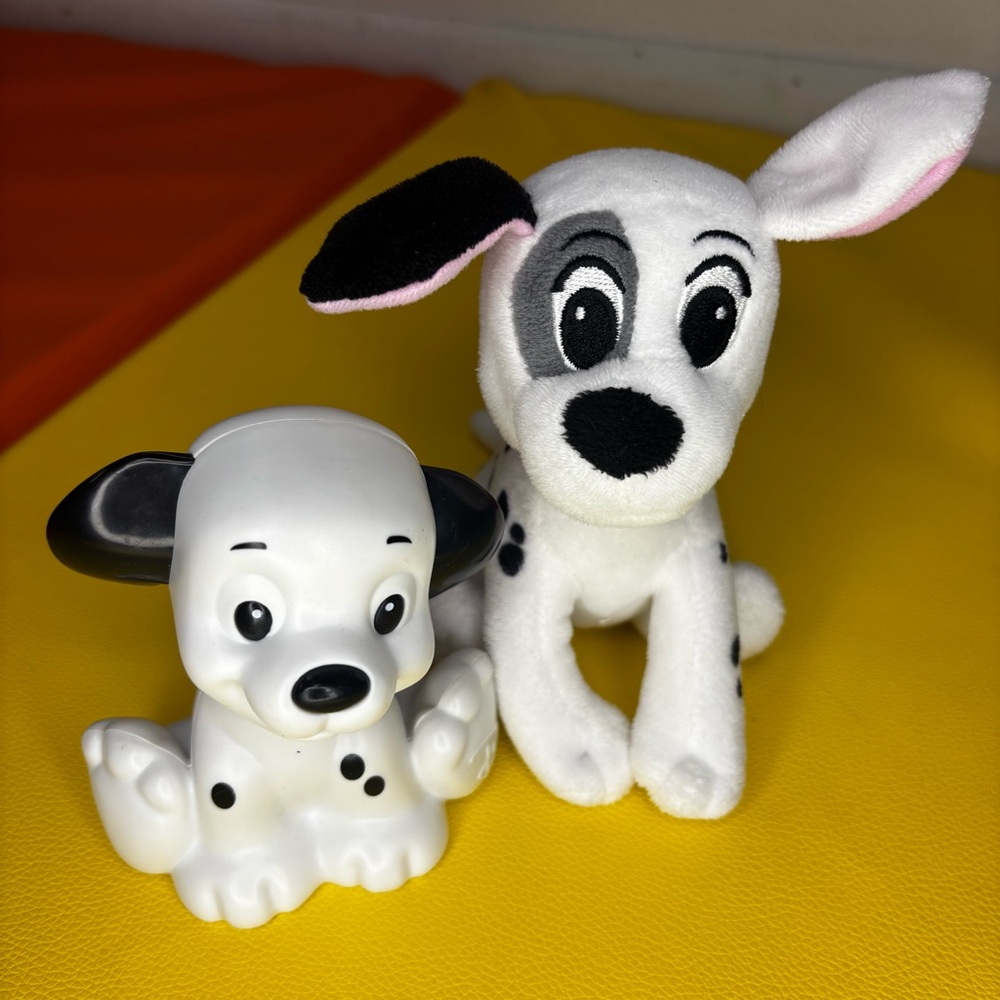 101 Dalmatian Disney Baby Vintage Rattle and Plush Rattle Set